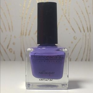 Purple nail polish